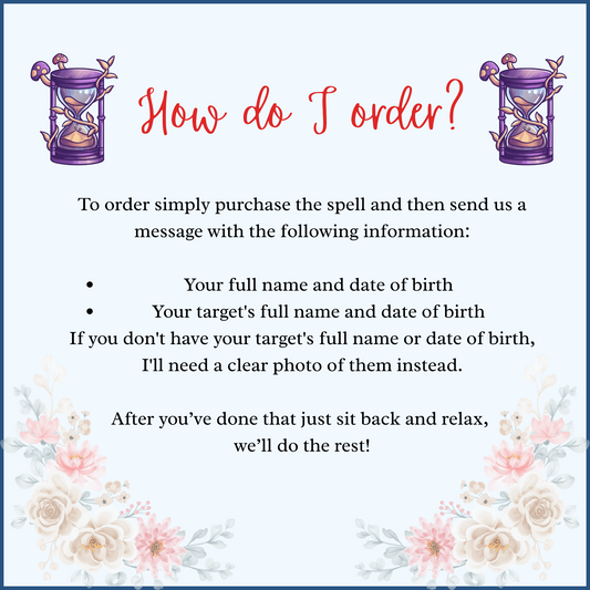 Obsession Spell Ritual