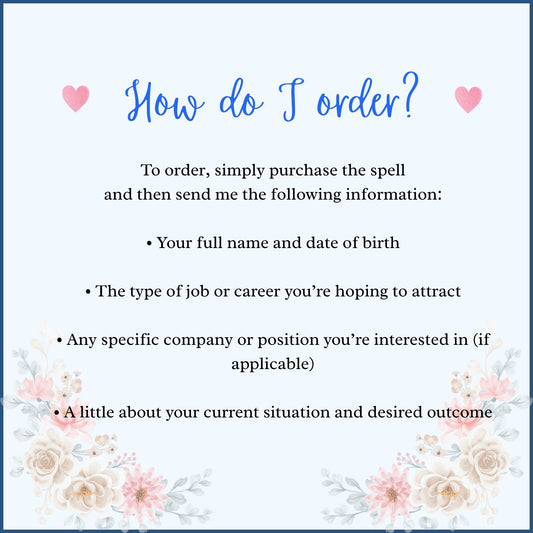 Job Spell Ritual