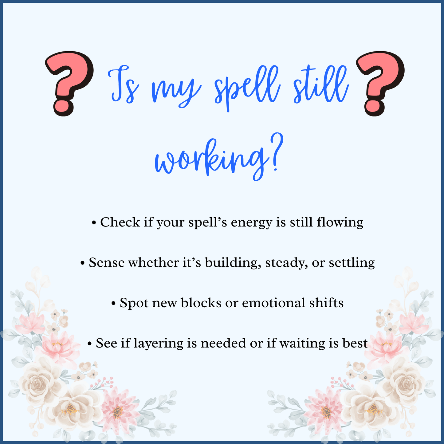 ❓Check-in Reading❓